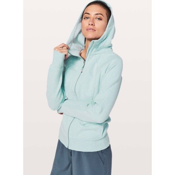 Lululemon Scuba Hoodie *Light Cotton Fleece Heathered Frosty